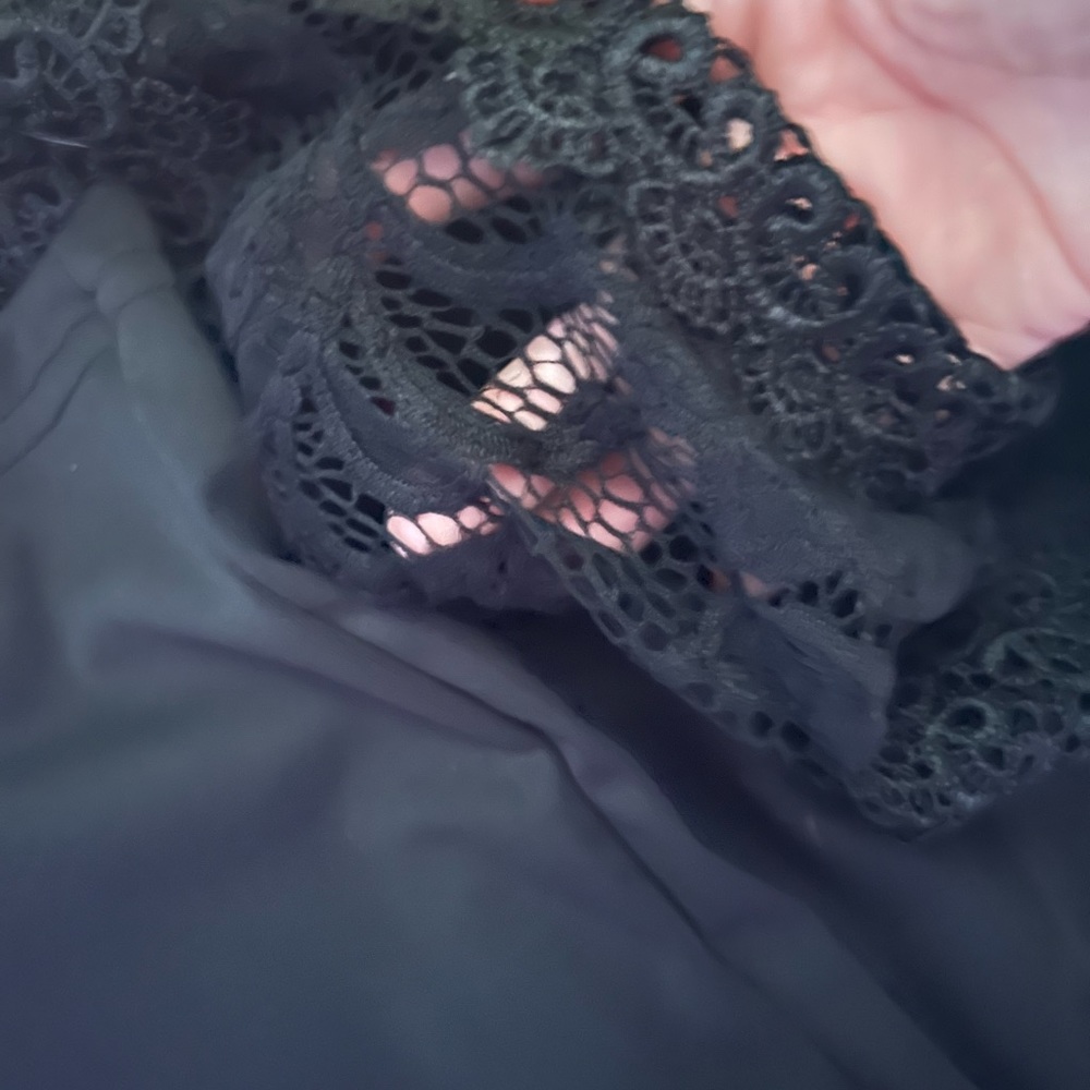 See through black romper